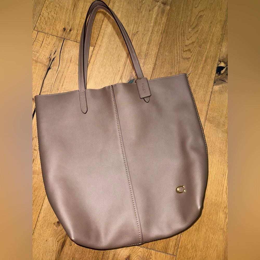 Coach Brown Leather Tote Bag
